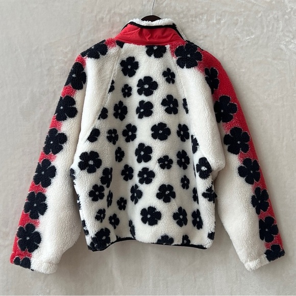 Free People Rocky Ridge Fleece Jacket-Floral Daisy Combo, M, NWT - Picture 4 of 9